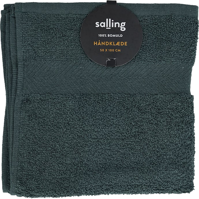 Salling håndklæde 50x100 cm - mørkegrøn