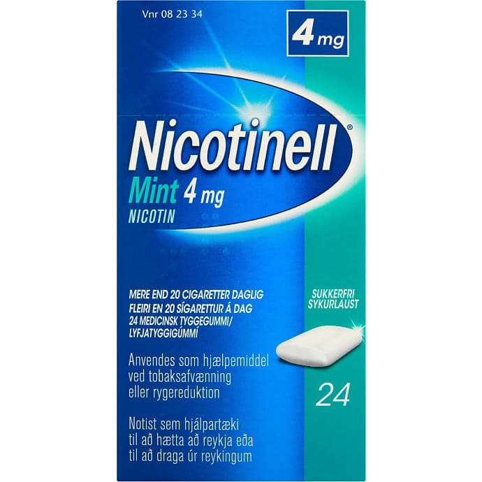 Nikotintyggegummi Mint sukkerfri