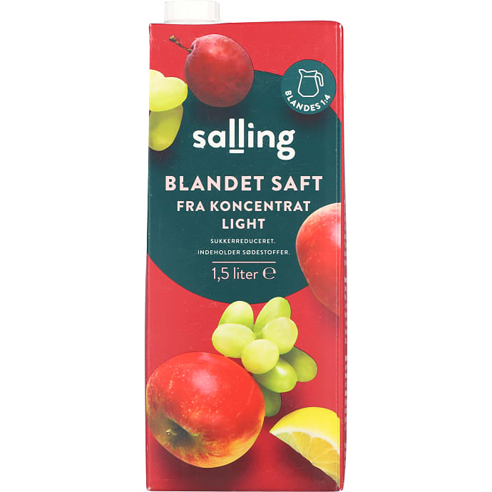 Blandet saft til opblanding