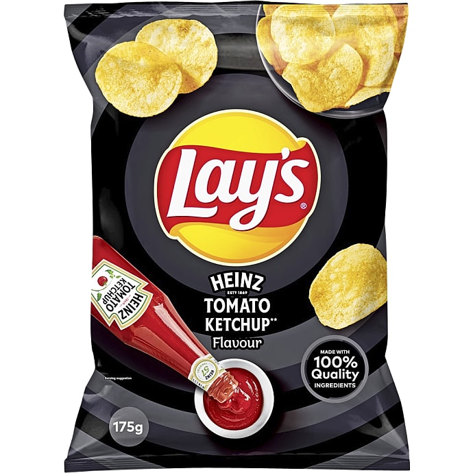 Chips m. ketchup