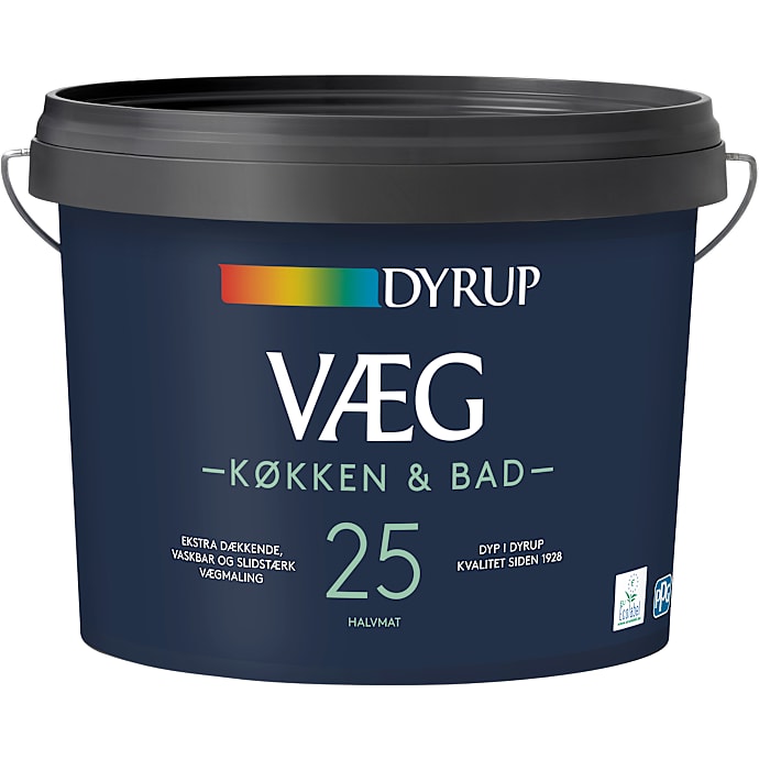 Dyrup Vægmaling Køkken & Bad Hvid