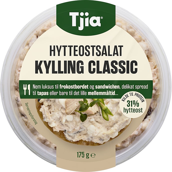 Tjia Hytteostsalat med kylling