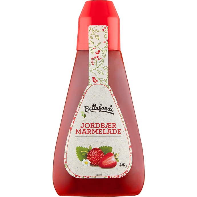 Jordbærmarmelade squeeze