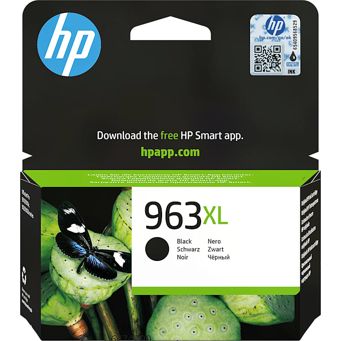 HP 963XL High Yield Black Ink printerblæk