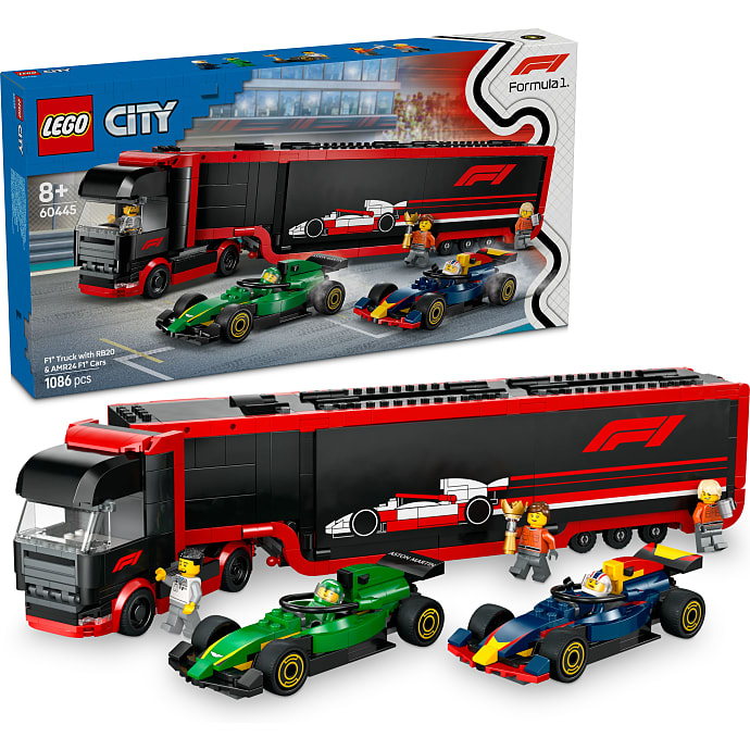 LEGO City Lastbil med Formel 1 Biler 60445