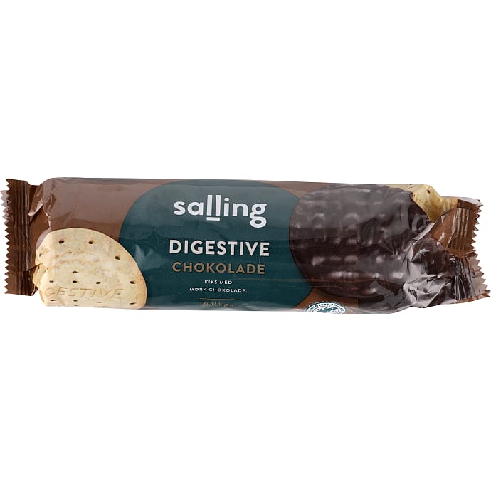 Digestive kiks m. mørk chokolade