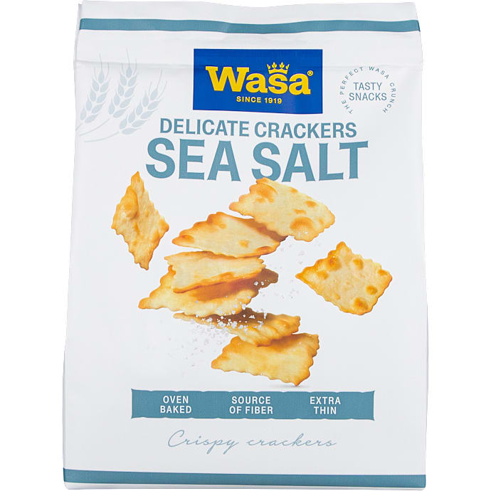 Delicate Crackers Sea Salt