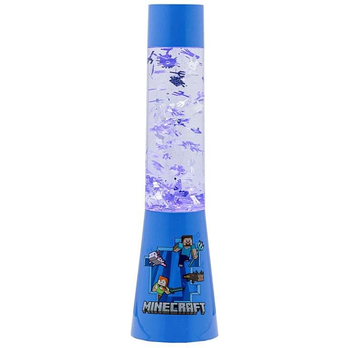 Minecraft Flow lampe - blå