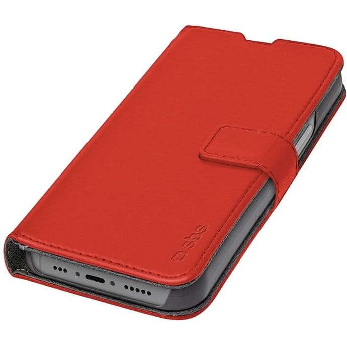 SBS iPhone 14 Wallet Rød