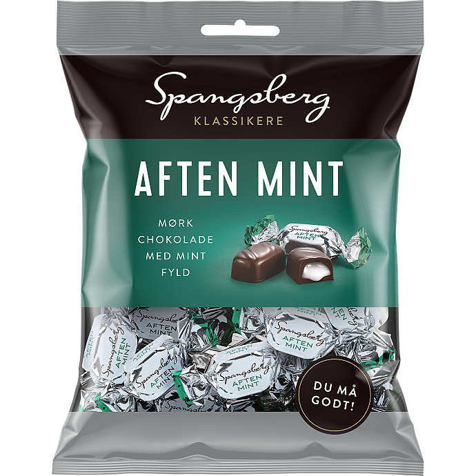 Mørk chokolade m. mint