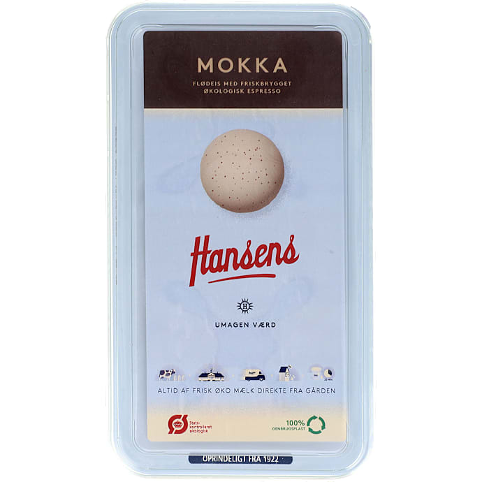 Flødeis m. espresso øko
