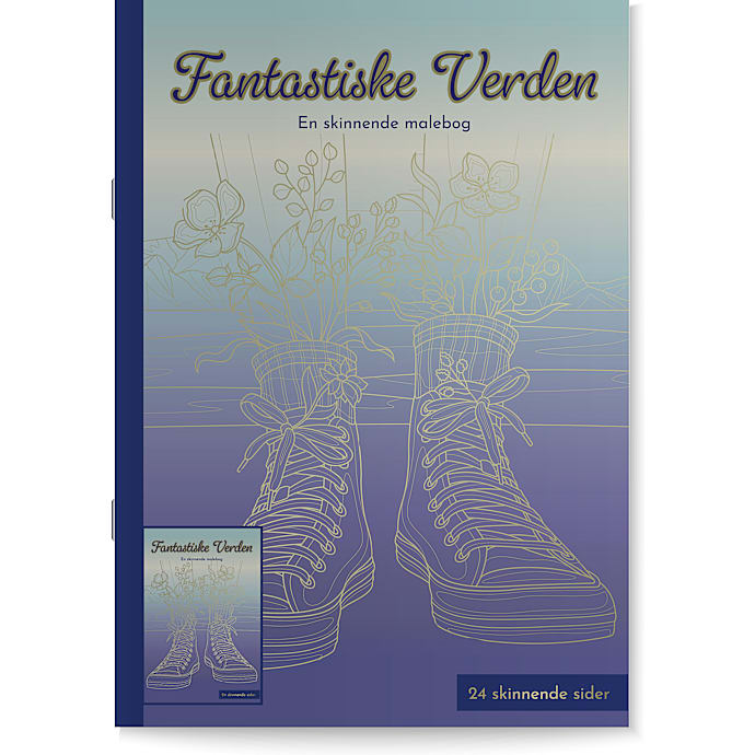 1Concept En skinnende malebog - Fantastiske verden