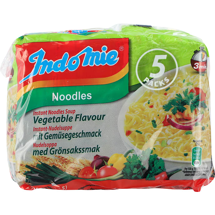 Instant nudler m. grøntsagssmag