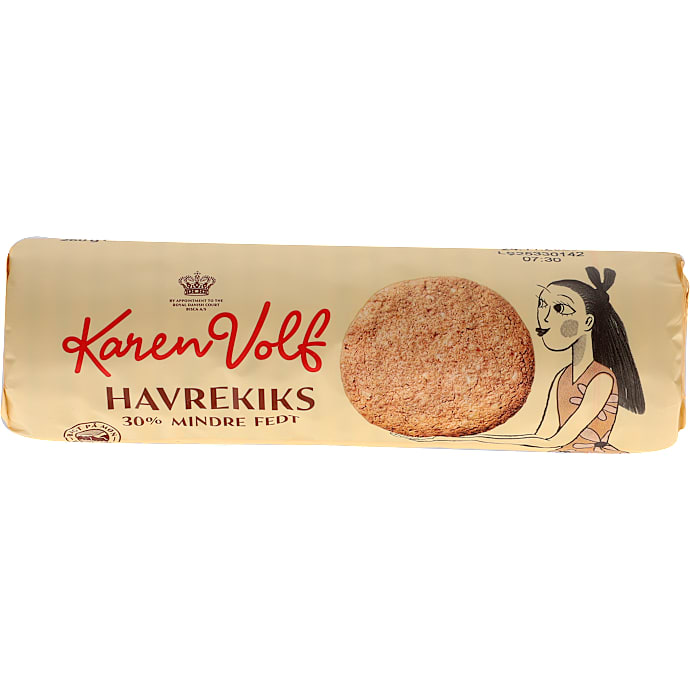 Karen Volf Havrekiks fedtreduceret 260 g