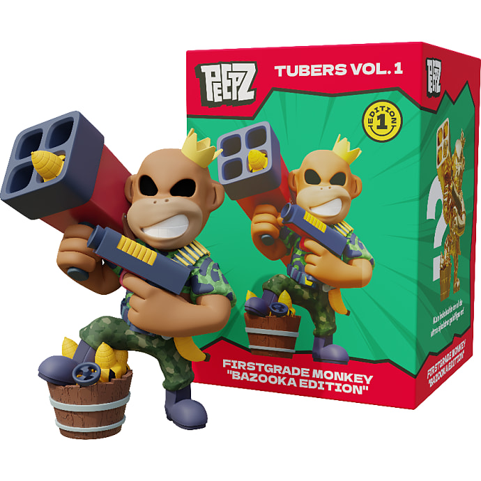 Peepz Firstgrade Monkey Bazooka Edition figur