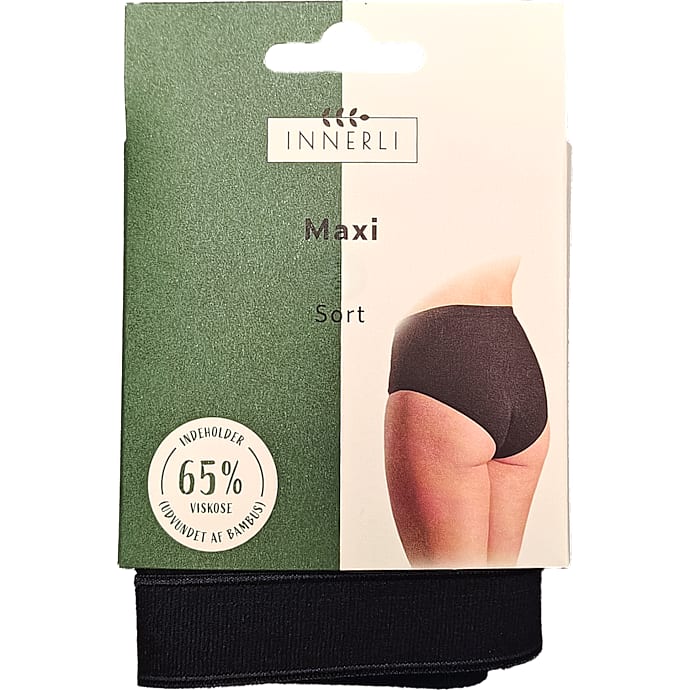 Innerli Dame Maxi Binde Sort Str. M