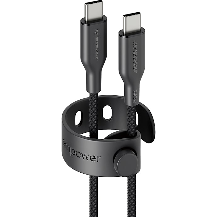 PanzerGlass Racing kabel 2 meter - Space Black