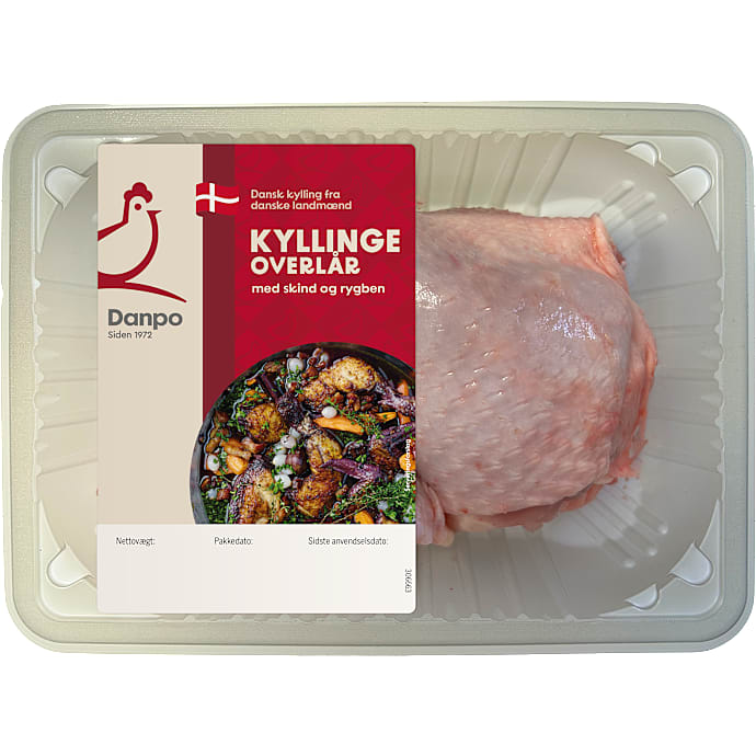 Danpo Kyllingeoverlår med rygben 400 g