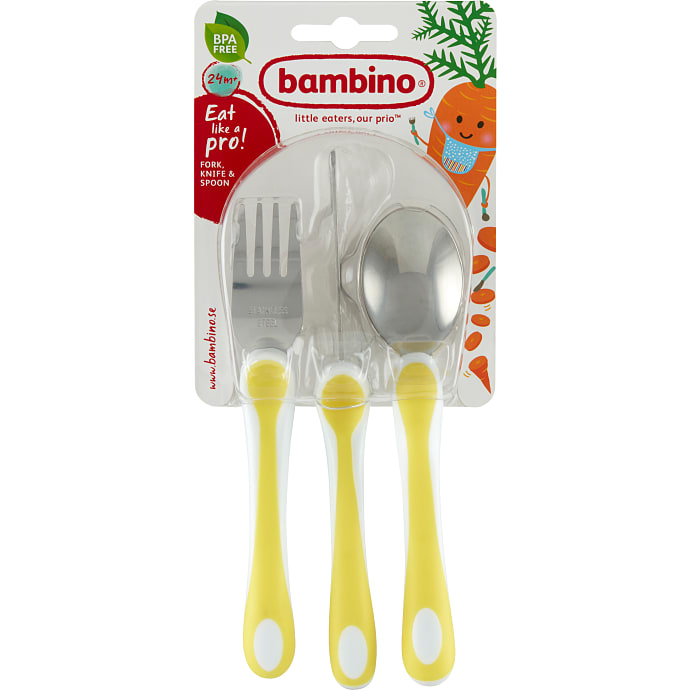 Bambino Spisesæt Gaffel Kniv Ske