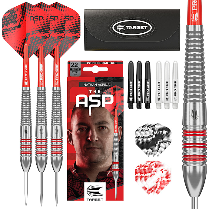 Target Darts Nathan Aspinall messing dartpile
