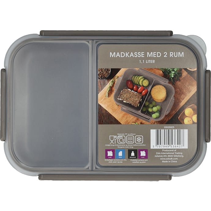 Madkasse m. 2 rum