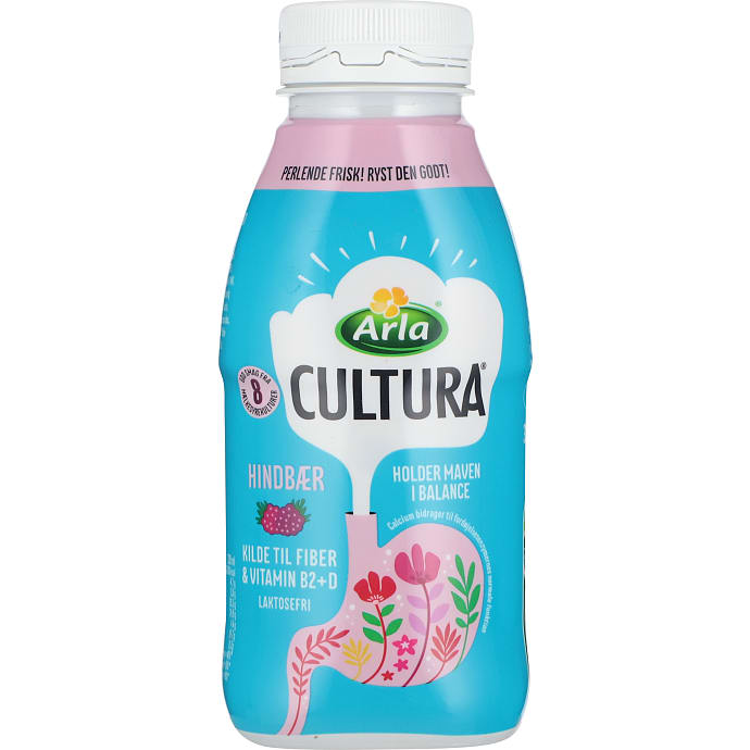 Drikkeyoghurt m. hindbær 1,4% fedt