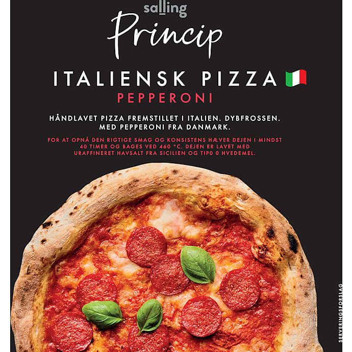 Salling Princip Pizza med Pepperoni