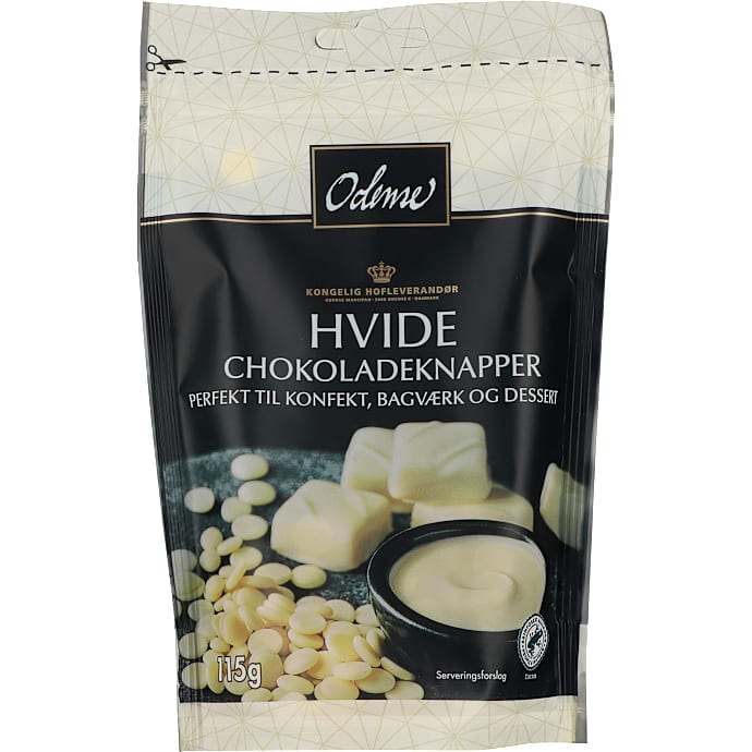 Odense Hvide Chokoladeknapper 115 g
