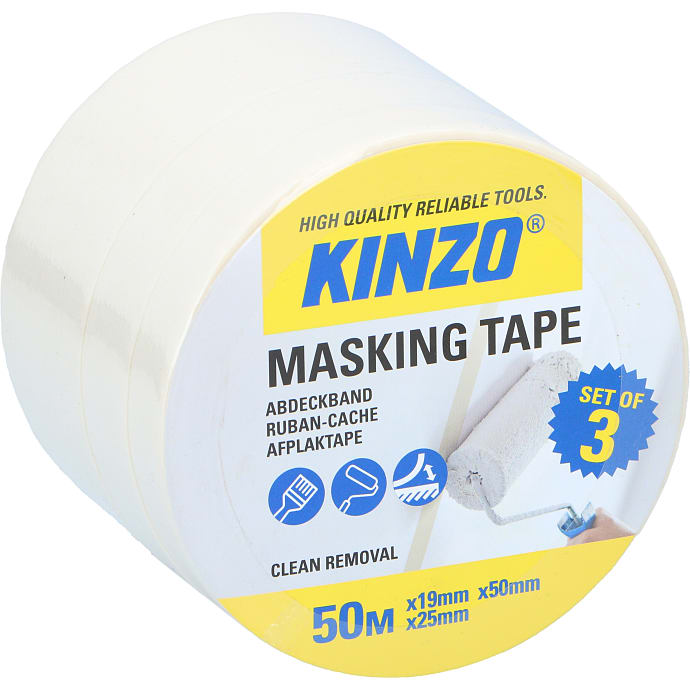 Kinzo Malertape 50 m 3-pak