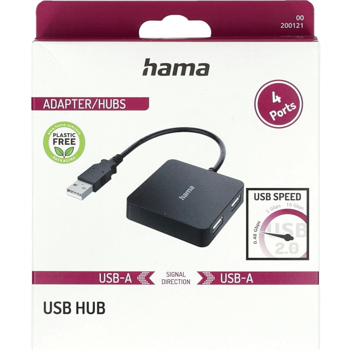 HAMA Hub USB-A 2.0