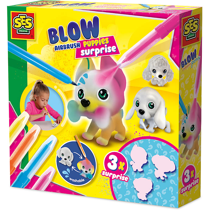 Blæs Airbrush penne Puppies Surprise - flere varianter - assorteret
