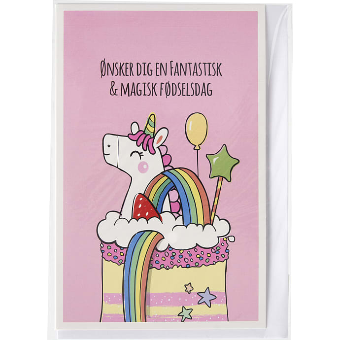 Let's Party Kort 1 stk