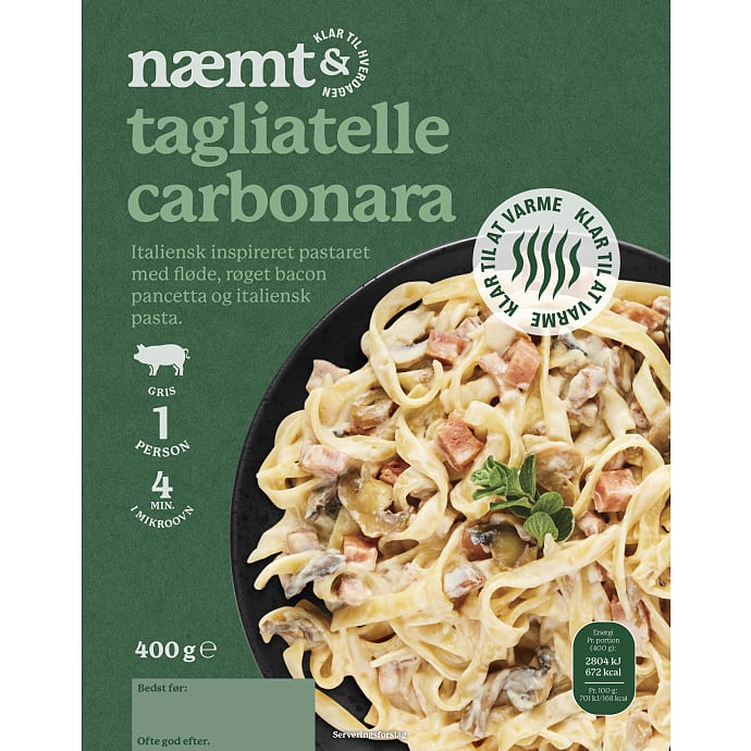 Næmt Tagliatelle Carbonara