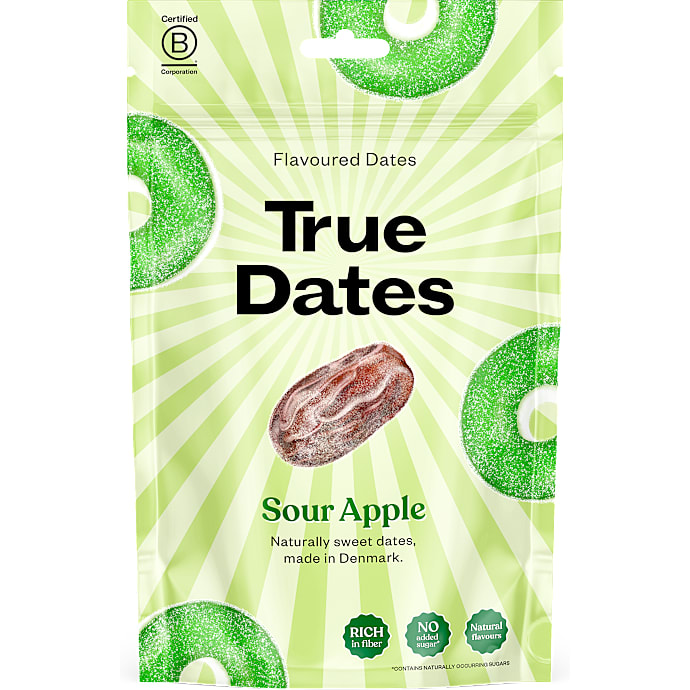 Dadler u. sten m. æblesmag