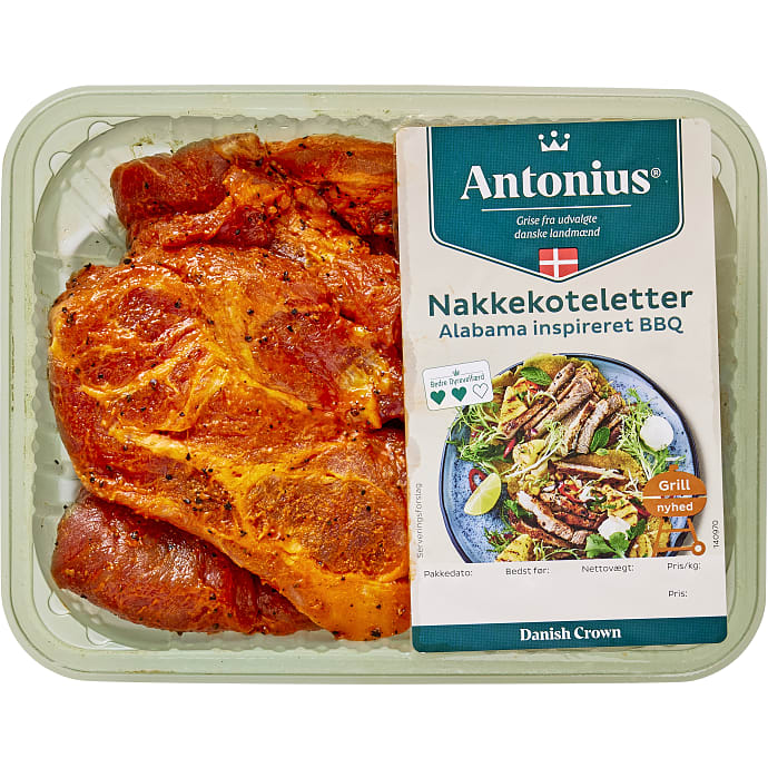 Antonius Marineret Nakkekotelet med Barbecue 450 g