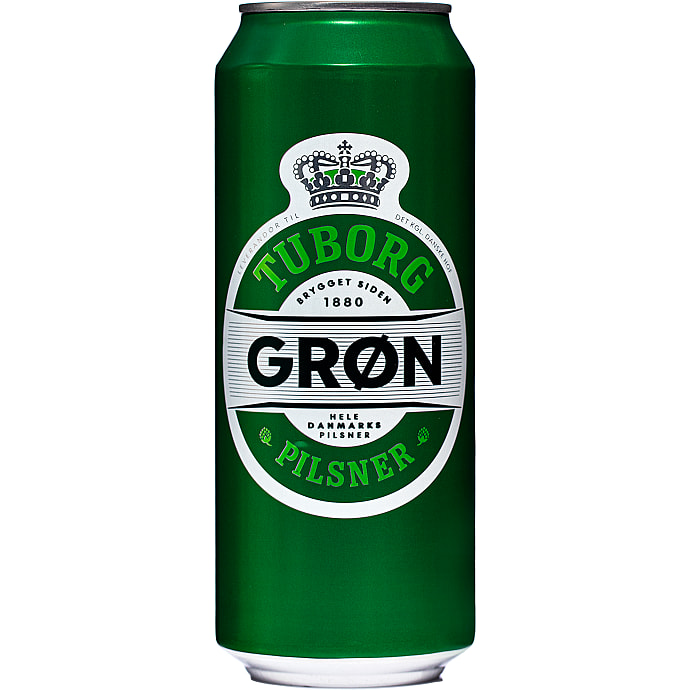Grøn Tuborg Pilsner