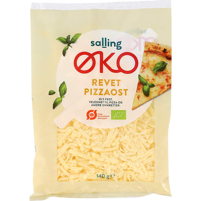 Salling ØKO Revet pizzaost 45% fedt 140 g