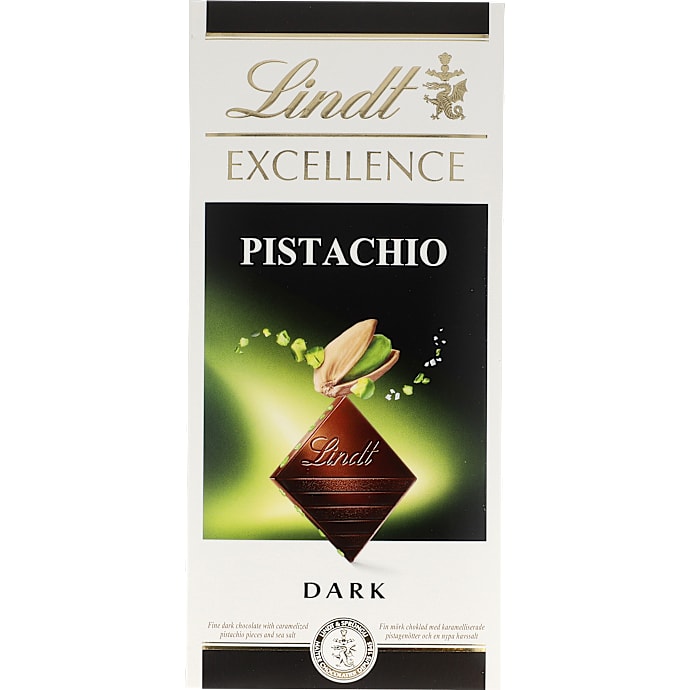Lindt Excel Mørk Chokolade Pistacie