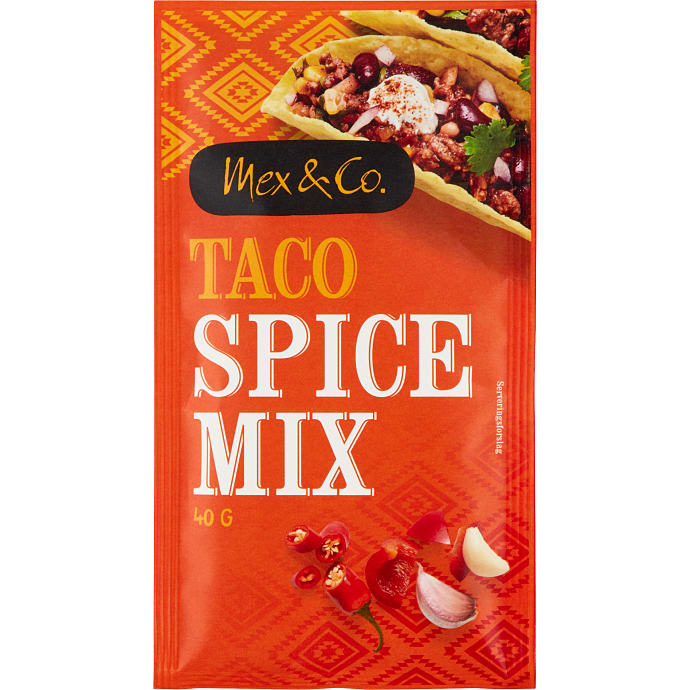 Mex & Co. Taco krydderimix 40 g