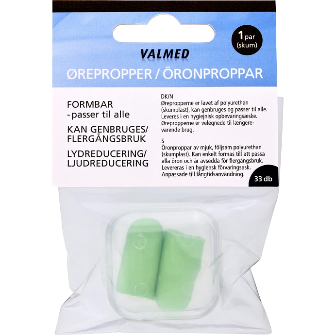 Valmed Ørepropper