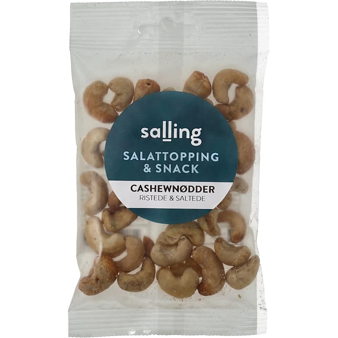 Ristede cashewnødder m. salt
