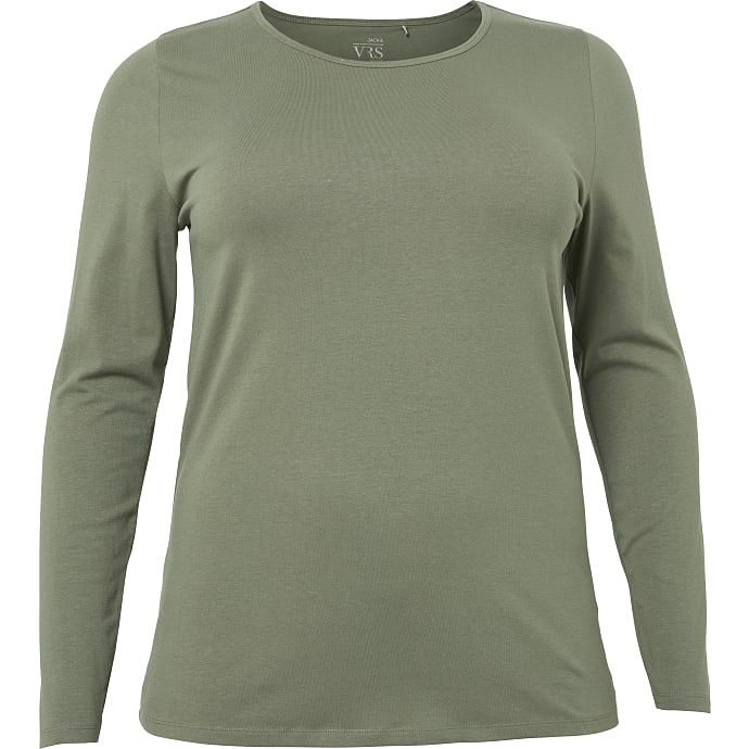 VRS dame T-shirt str. 48 - oliven