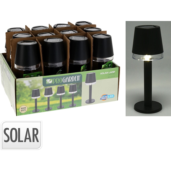 Lise Solar Bordlampe Sort