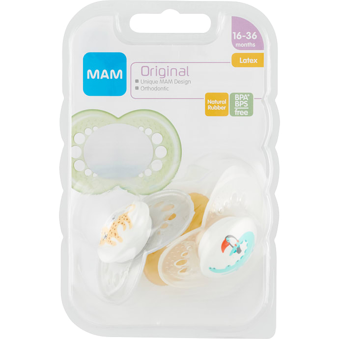 Mam Original Nature Anatomiske Sutter Latex 16-36 Mdr.