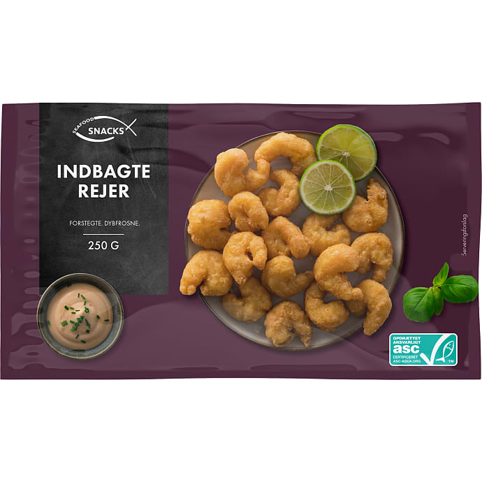 Seafood snack Indbagte rejer