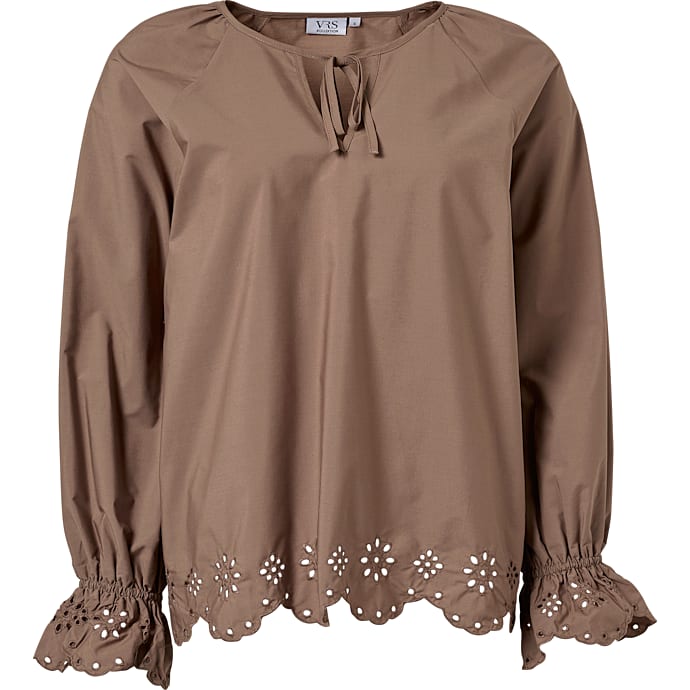 VRS Dame Bluse S Brun