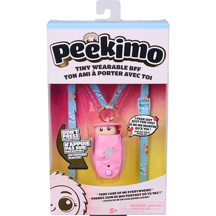 Peekimo Tiny Wearable BFF interaktivt legetøj - pink