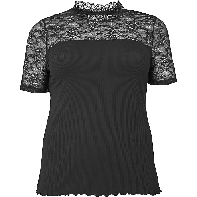 VRS dame blonde T-shirt str. 48 - sort