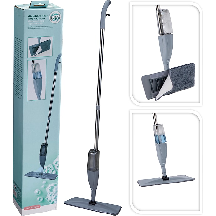 Ultra Clean Gulvmoppe med spray