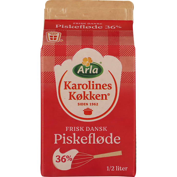 Arla Karolines Køkken Piskefløde 36% 500 ml